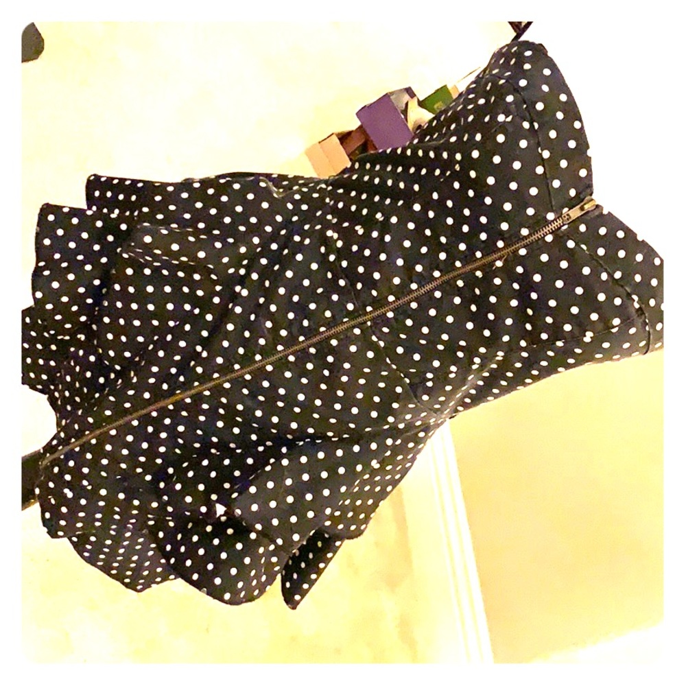 Mimi Chica Polka Dot Strapless Dress